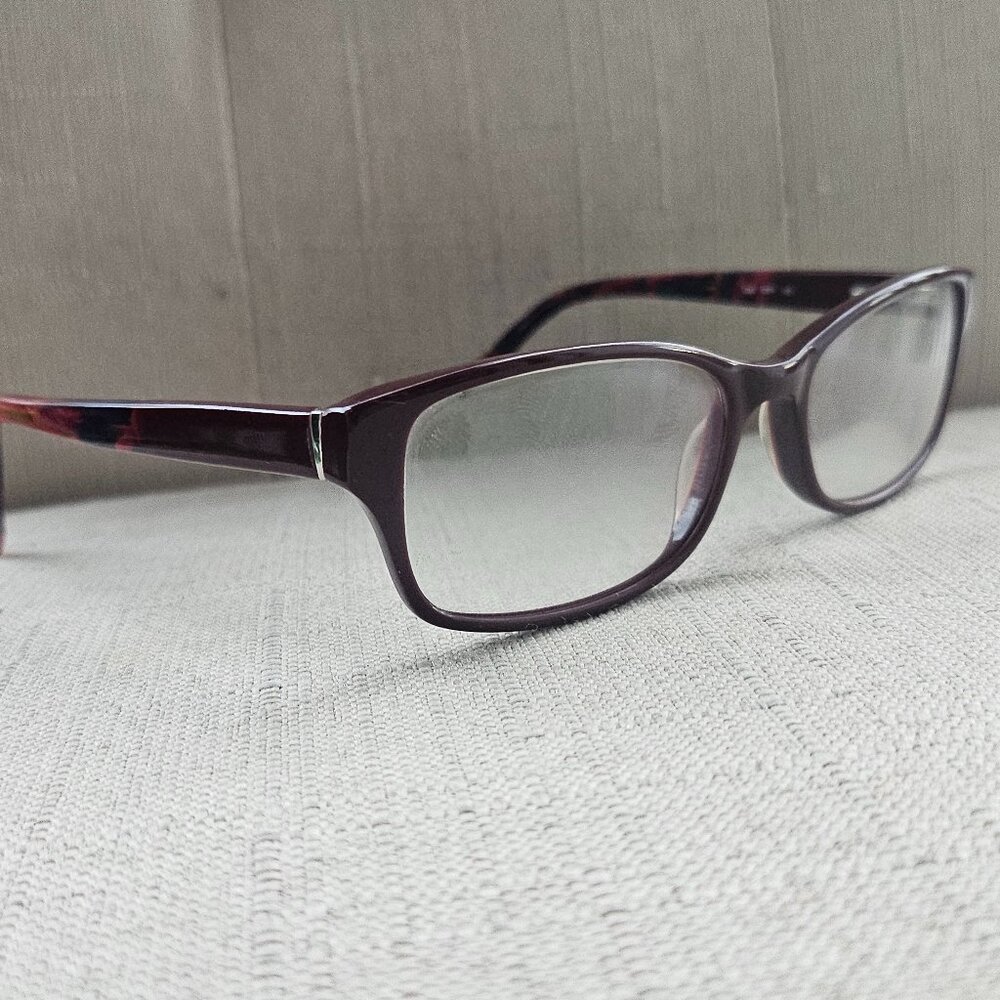 Banana Republic Women Glasses/Eyeglasses Burgundy Rectangular Frame 51[]16 135